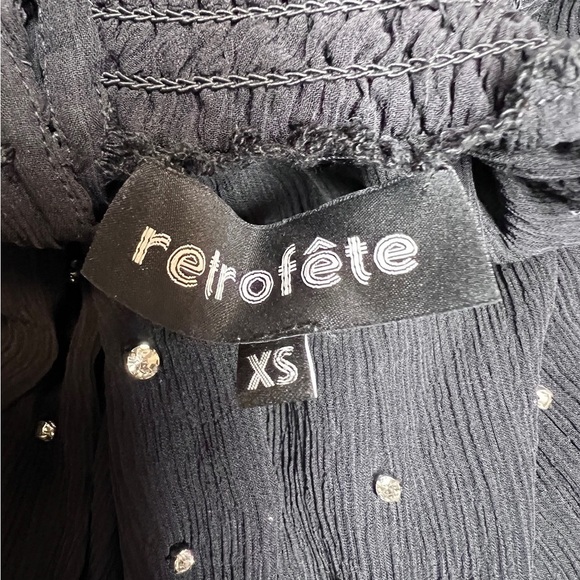 Retrofete Hedy Dress black with pearls - Picture 8 of 8